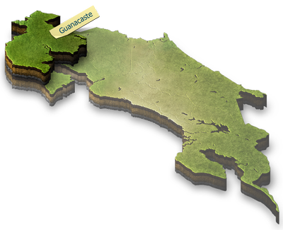 Map Guanacaste 
